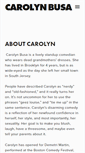 Mobile Screenshot of carolynbusa.com